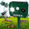 Ultraguard Animal Repellent - Ultrasonic Animal Repellent with LED Light - Weatherproof and Battery Operated