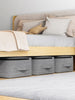 Clothes Storage Bag - Foldable Storage Bag with Clear Window & Zipper for Clothes & Bedding