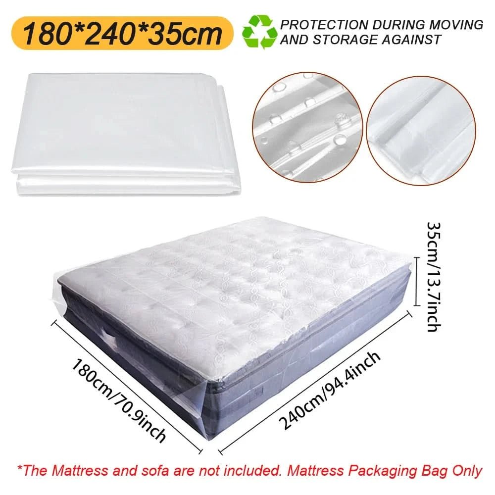 Dust Protection Mattress Cover - Waterproof Mattress Encasement - Protection from Dust and Moisture