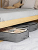 Clothes Storage Bag - Foldable Storage Bag with Clear Window & Zipper for Clothes & Bedding