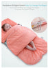 Baby Schlafsack mit Kapuze – Minky Decke für Neugeborene
