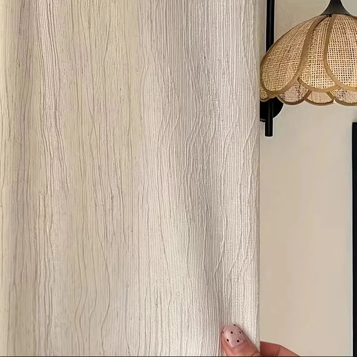 WABIORA - Wabi-Sabi Crinkle Curtains For Living Spaces