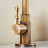 Brass Faucet - Antique Single-Handle Swan Neck Kitchen Faucet
