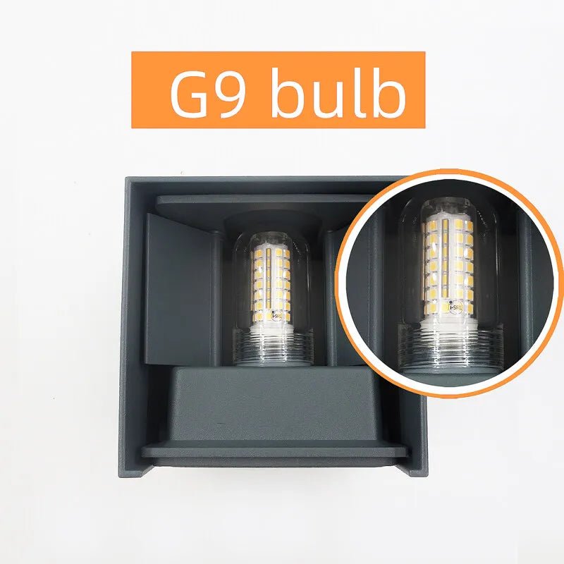 LUXSQUARE – Modern Waterproof LED Wall Light IP65 Made of Aluminum