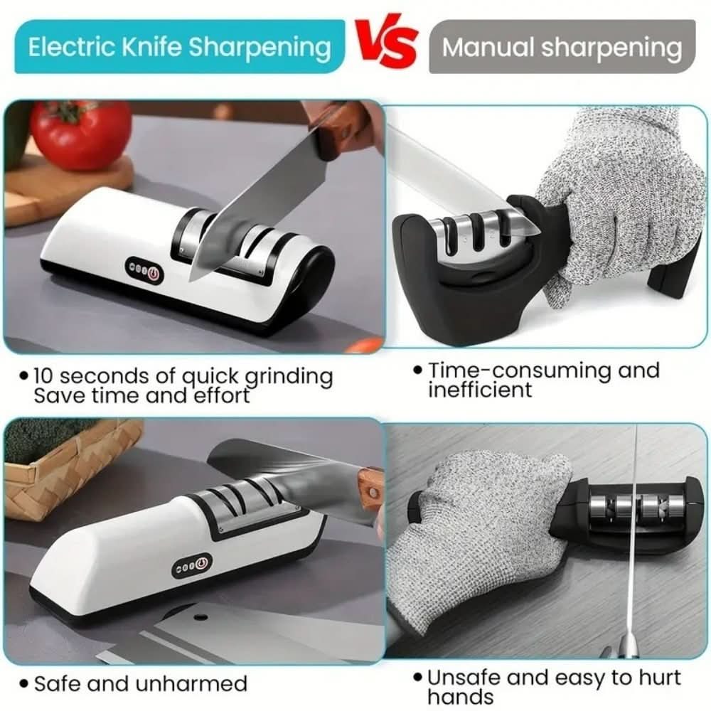 SharpLight Duo – Rechargeable 2-Stage Knife Sharpener