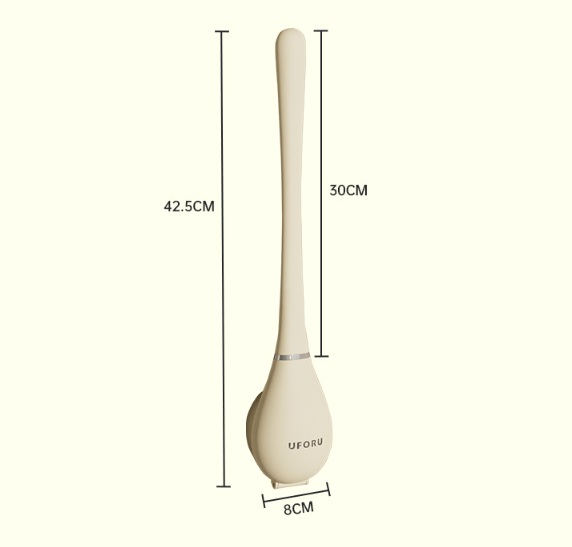HygieBrush – Hygienic Silicone Toilet Brush with Wall & Floor Mount