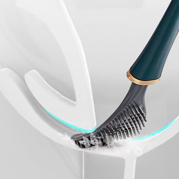 HygieBrush – Hygienic Silicone Toilet Brush with Wall & Floor Mount