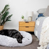 FUZZYPLUSH – Orthopedic Plush Dog Bed For Deep Sleep