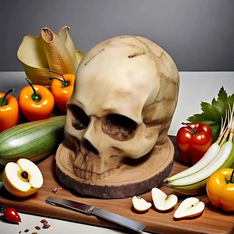 Sutura - Gothic Skull Knife Holder