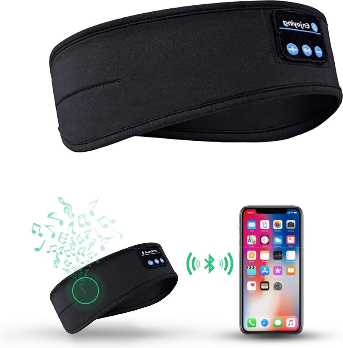Schlafwelle – Bluetooth Sleep Headband for Restful Sleep & Relaxation