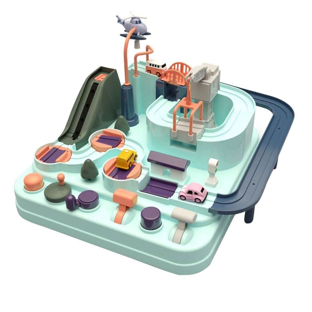 CityAdventure – Interactive City Play World with 4 Cars & Helicopter for Children Ages 3+