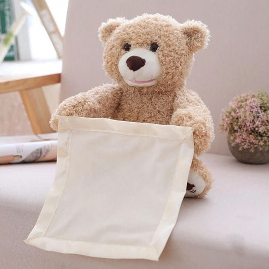 Whispering Bear – Interactive Plush Bear with "Peek-a-boo" Voice for Playful Development