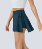 Softlyzero CoolTouch Skirt – Breezy 2-in-1 Mini Skirt with Pockets & Tie Belt