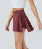 Softlyzero CoolTouch Skirt – Breezy 2-in-1 Mini Skirt with Pockets & Tie Belt
