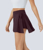 Softlyzero CoolTouch Skirt – Breezy 2-in-1 Mini Skirt with Pockets & Tie Belt