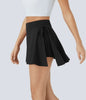 Softlyzero CoolTouch Skirt – Breezy 2-in-1 Mini Skirt with Pockets & Tie Belt