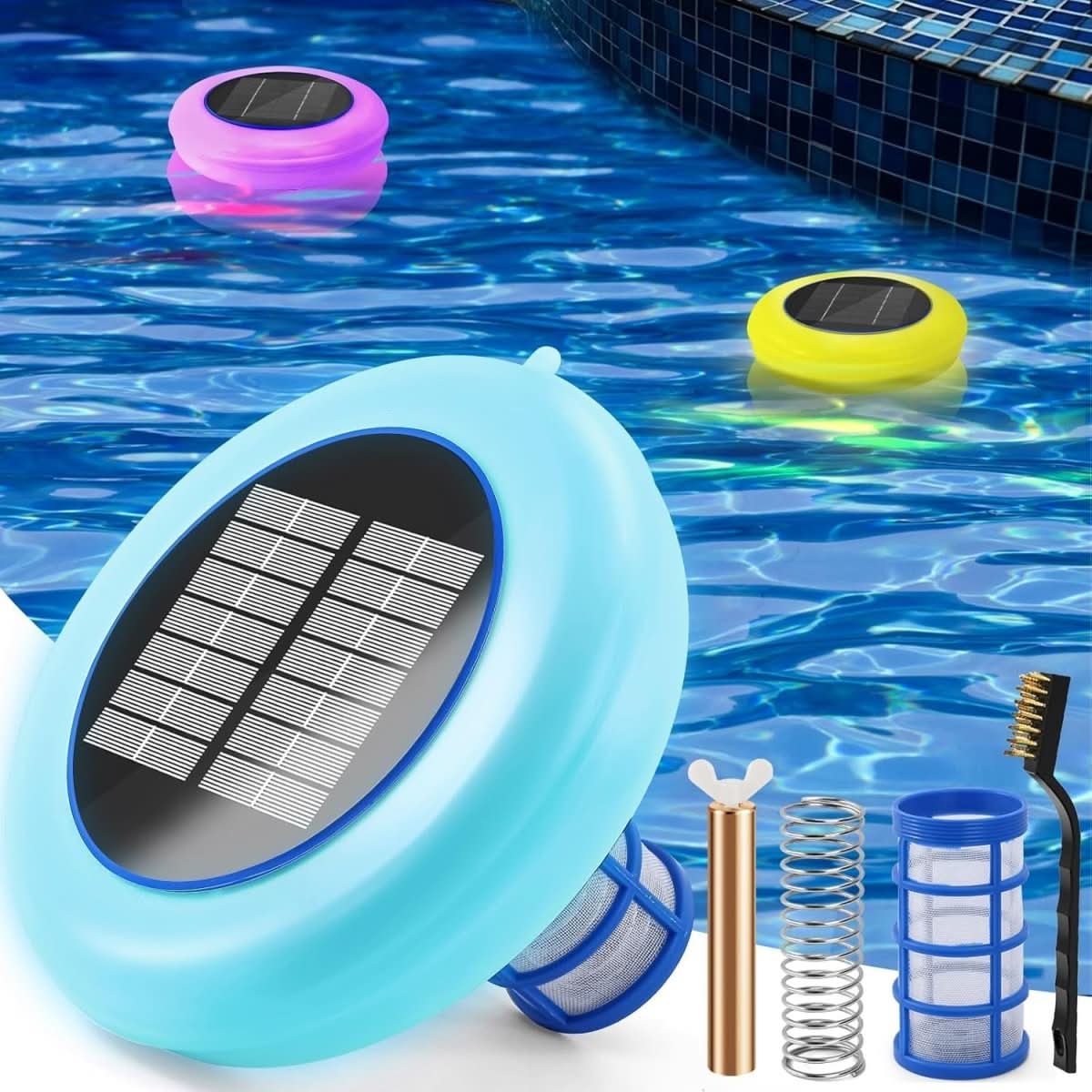 IONIGLOW – Solarschwimmbad Ionisator mit LED-Licht