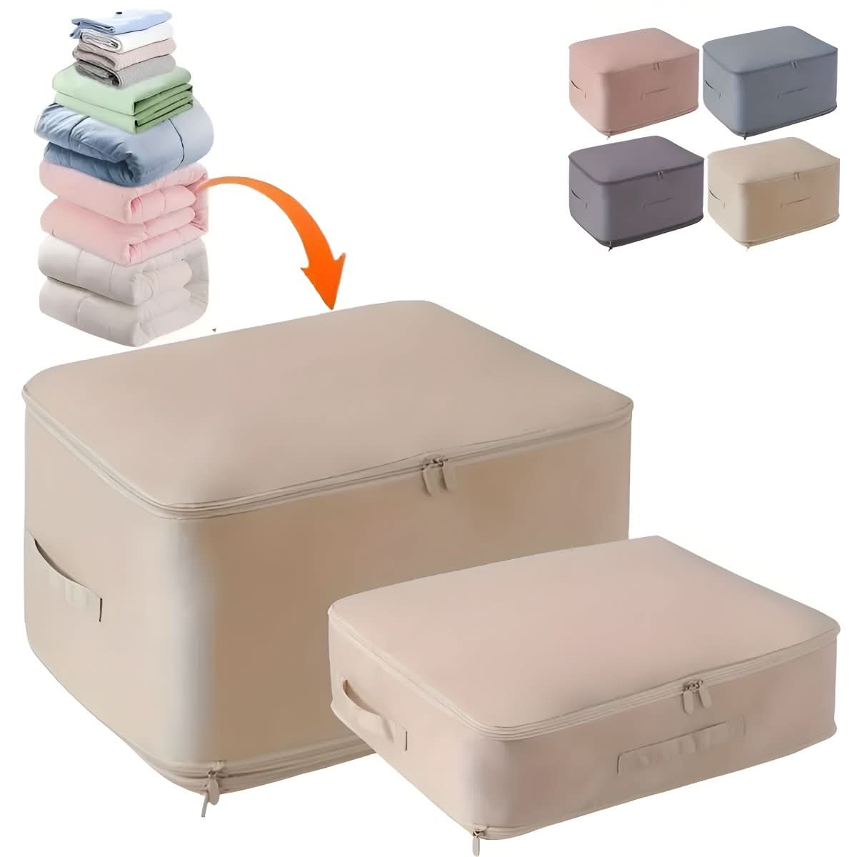 Space Saver Bags – Compression Bags for Clothes and Bedding, Up to 50 Percent Volume Reduction