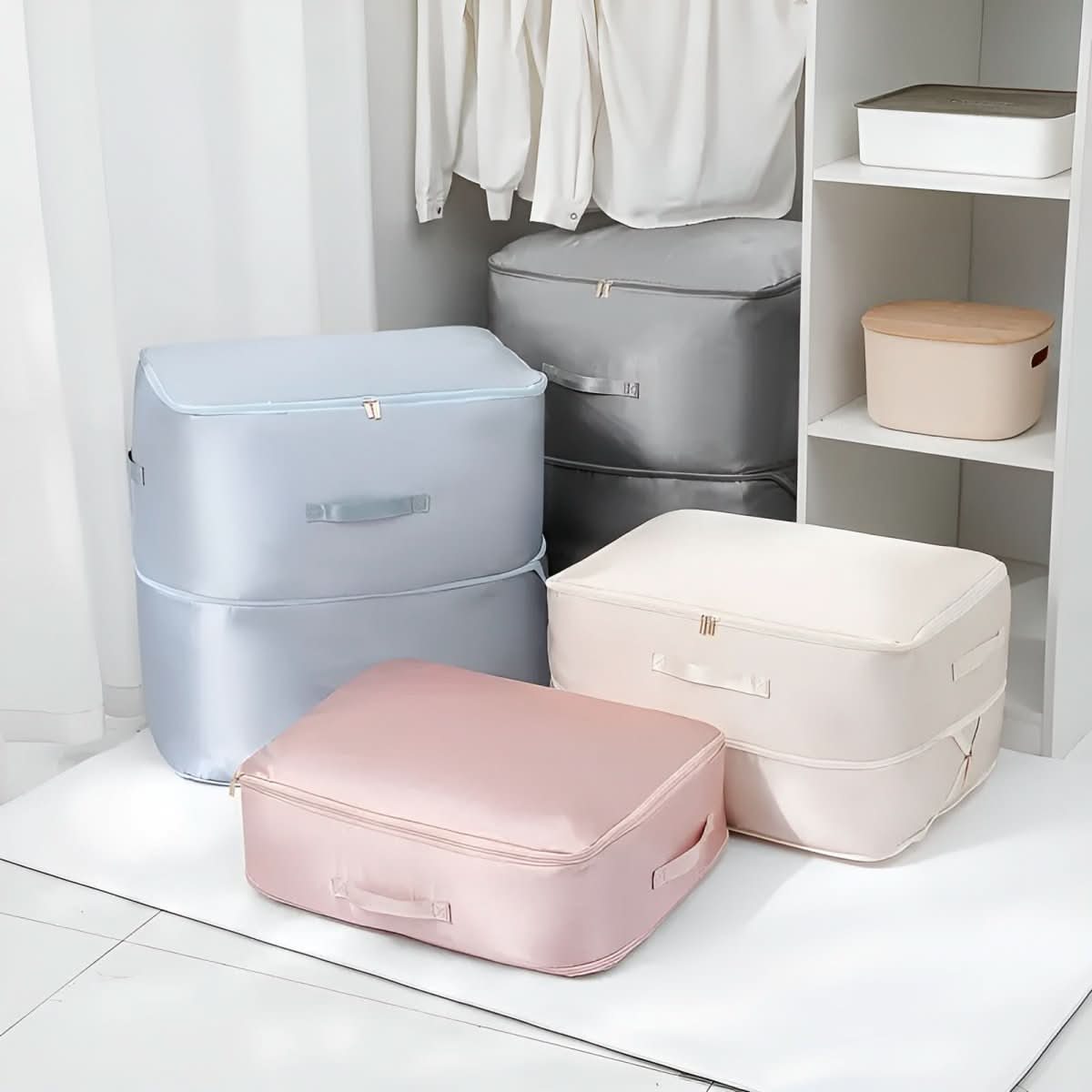 Space Saver Bags – Compression Bags for Clothes and Bedding, Up to 50 Percent Volume Reduction