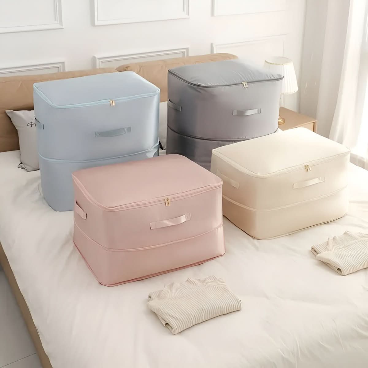 Space Saver Bags – Compression Bags for Clothes and Bedding, Up to 50 Percent Volume Reduction
