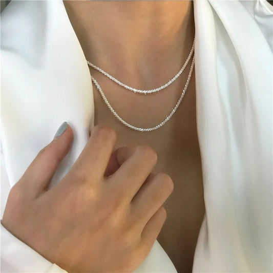 Starlight Necklace Set – Delicate 925 Silver Necklace Set for Elegant Style