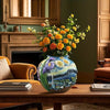 Starry Bloom - Handgefertigte Van-Gogh-Blumenvase aus Kunstharz für Innendekoration 1