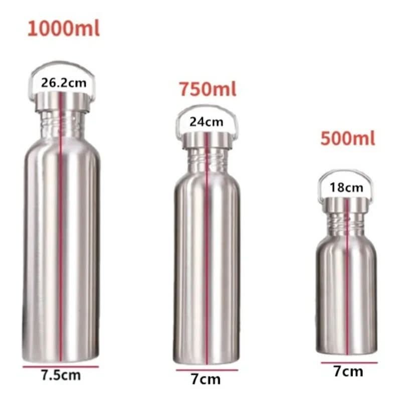 Stahlfluss – Edelstahl Trinkflasche 1000ml Für Sport & Außenbereich