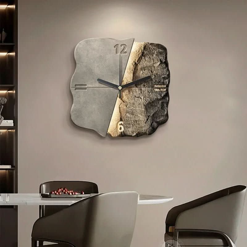 SteinAura – Modern Designer Sandstone Wall Clock
