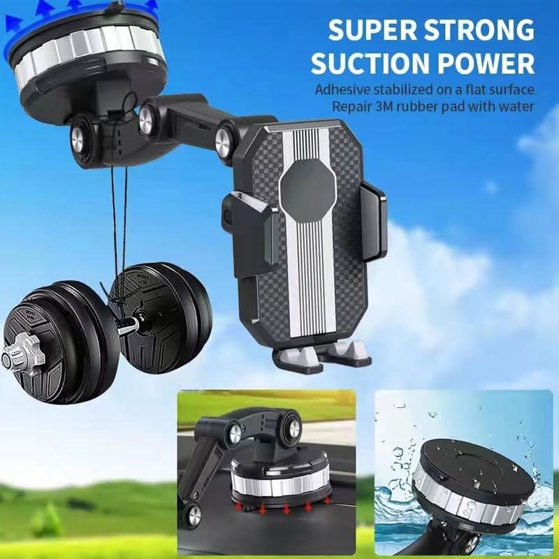 Superior Adsorption – 360° Phone Holder with Strong Suction Cup Mount