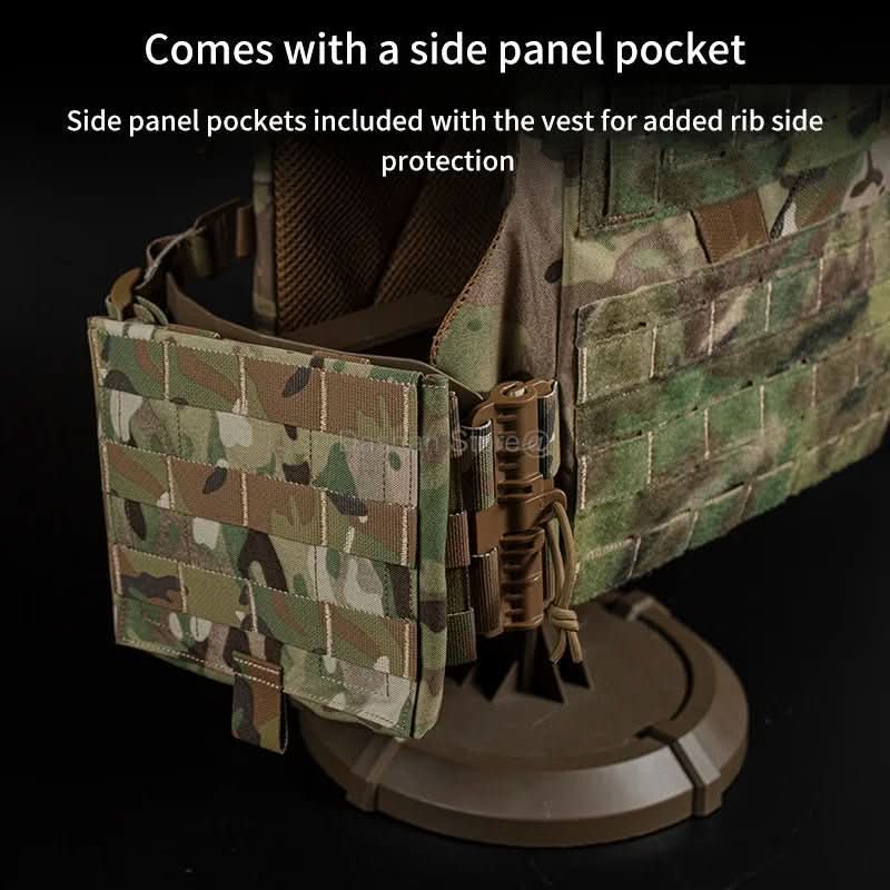 Tactical Armor Carrier – Modular Plate Carrier with Quick Release System and MOLLE