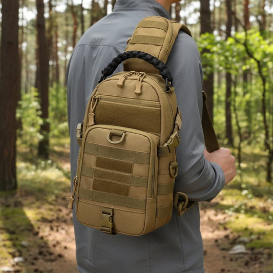 TACTIPACK – Taktische Brusttasche für Outdoor-Sport und Reisen 0