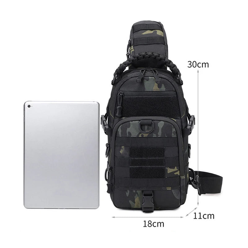 TACTIPACK – Taktische Brusttasche für Outdoor-Sport und Reisen 7