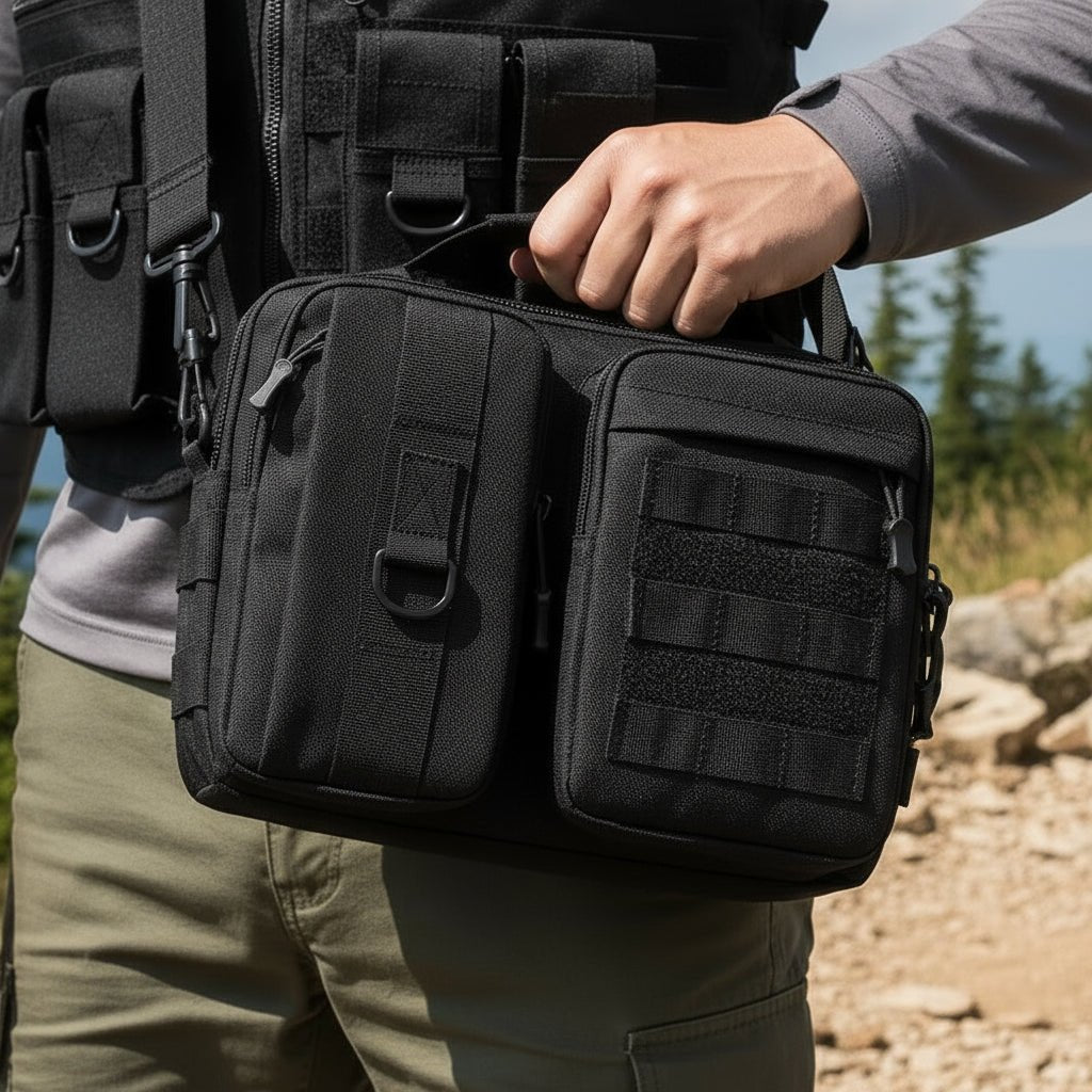 TACTISLING – Taktische Schultertasche für Wandern & Outdoor-Reisen 0