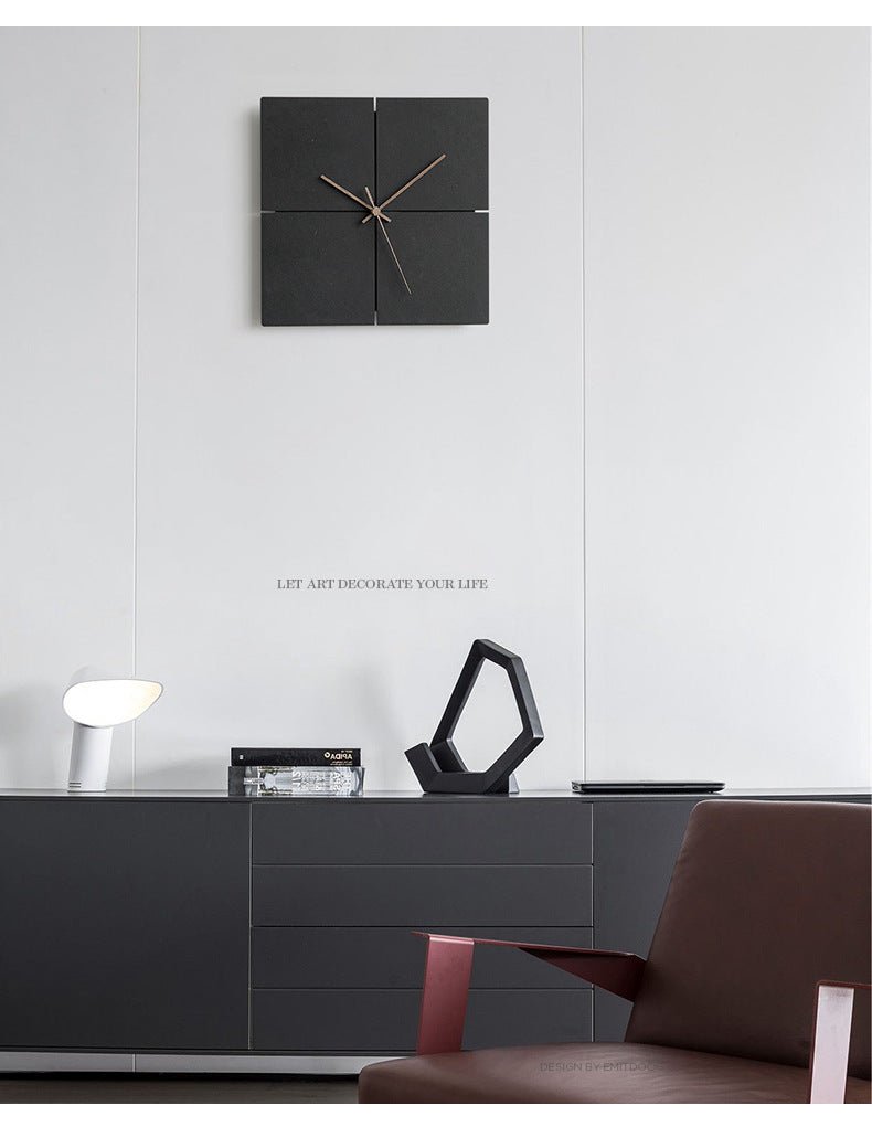 TIMEMUTE – Minimalistische, moderne, geräuschlose Wanduhr für Wohnzimmer 3
