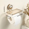 TISSUE TUG – Starker Halt, bohrfreier Halter für große Toilettenpapierrollen 6