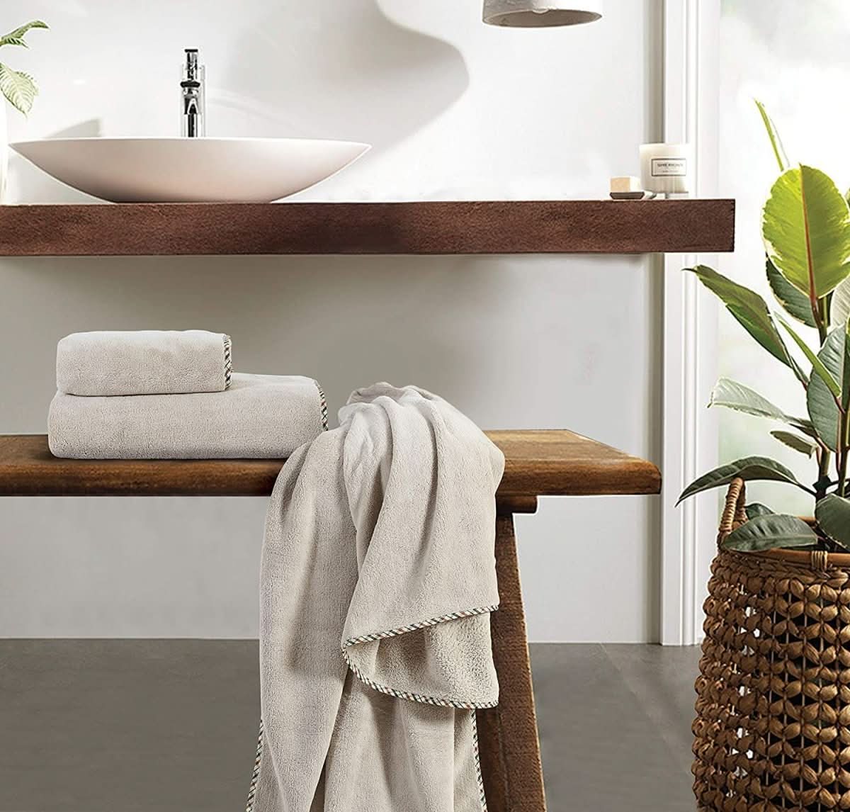 Aurevia Dry-Soft Towel | Microfiber Towel | Quick Drying & Super Absorbent | Travel