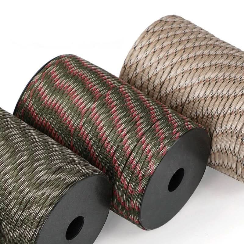 TerraStrong Survival Paracord | 100 m Militärqualität, 9-adrig | 259 kg Stärke | Outdoor-Camping- und Bastelseil 5