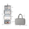 PortaCase – Compact Travel Cosmetic Organizer with 4 Compartments