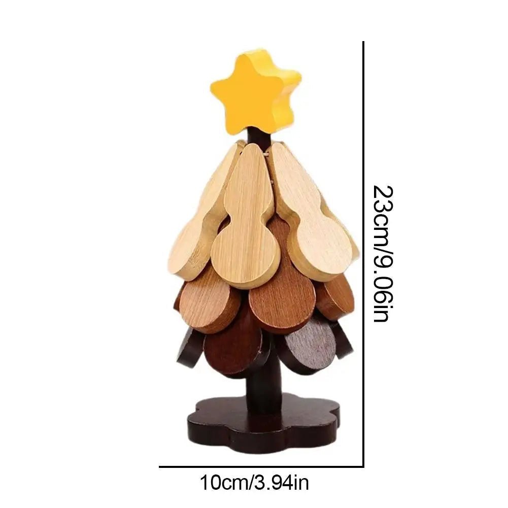Treefold - Faltbarer Weihnachtsbaum-Untersetzer, Hitzebeständig, Platzsparend 8