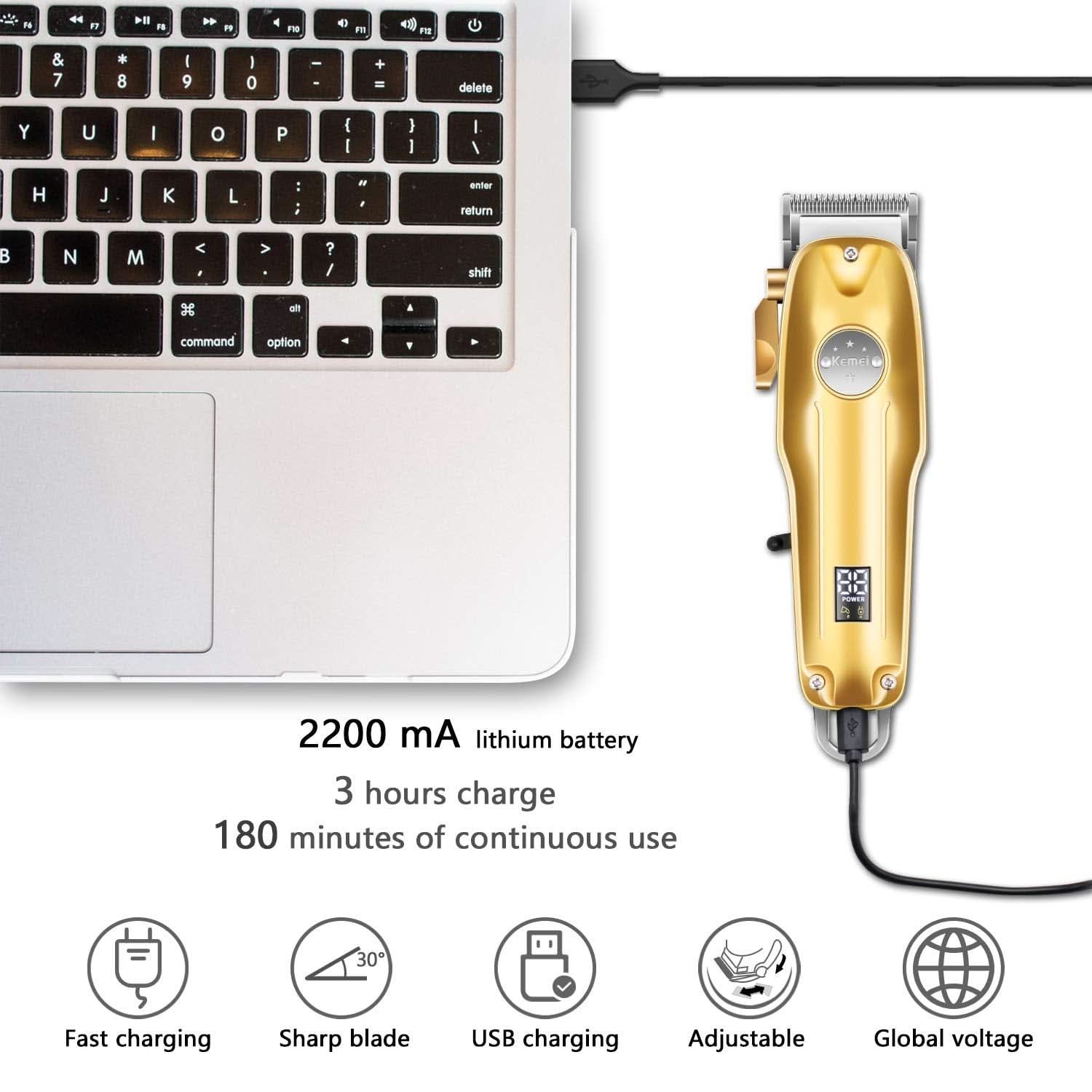 TrimForce Pro 3 | 3-in-1-Haarschneider und Folienrasierer | Kabelloses Präzisions-Pflegeset für Männer | Professioneller Bartschneider 3