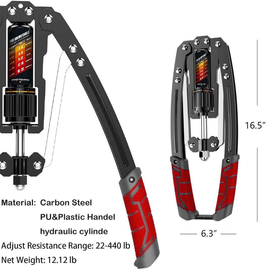 TwisterPro – Adjustable Hydraulic Arm Trainer for Upper Body Workouts up to 200 kg