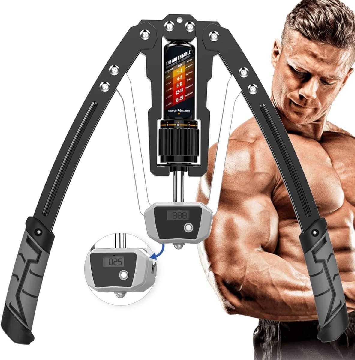 TwisterPro – Adjustable Hydraulic Arm Trainer for Upper Body Workouts up to 200 kg