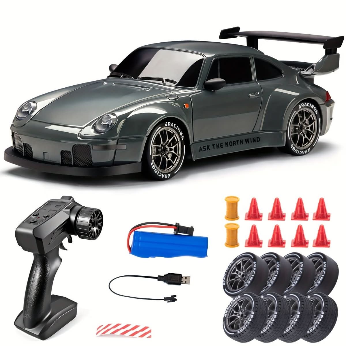 Drift Racers - Remote-Controlled Car for LED Drifting and All-Wheel Drive Fun