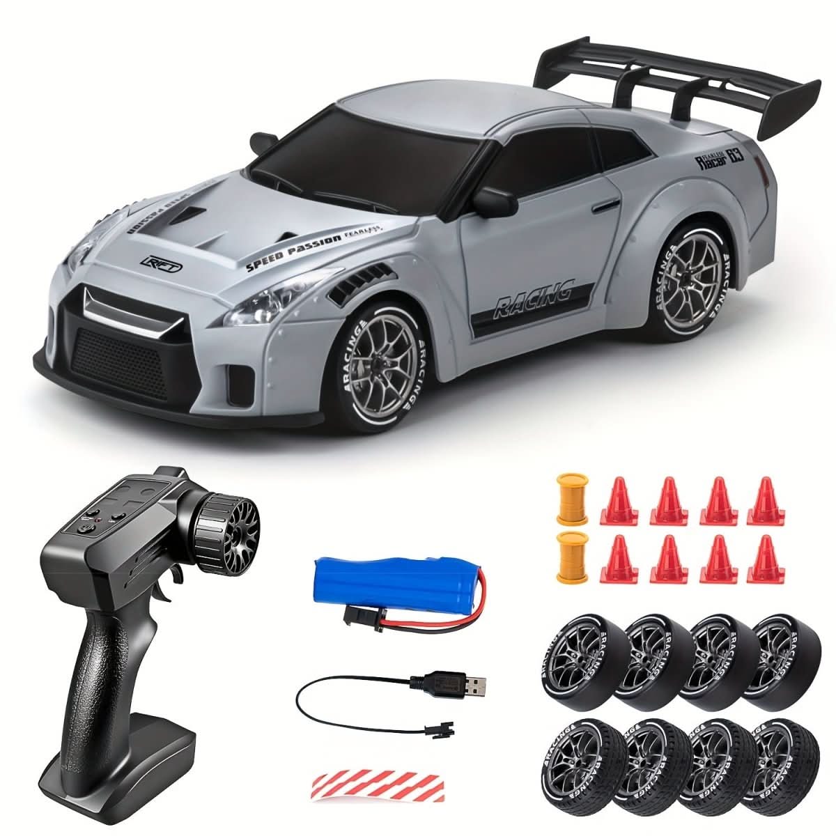 Drift Racers - Remote-Controlled Car for LED Drifting and All-Wheel Drive Fun