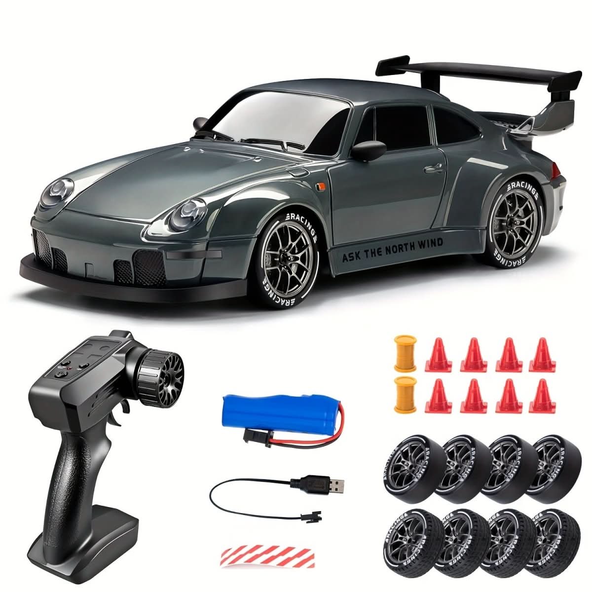 Drift Racers - Remote-Controlled Car for LED Drifting and All-Wheel Drive Fun