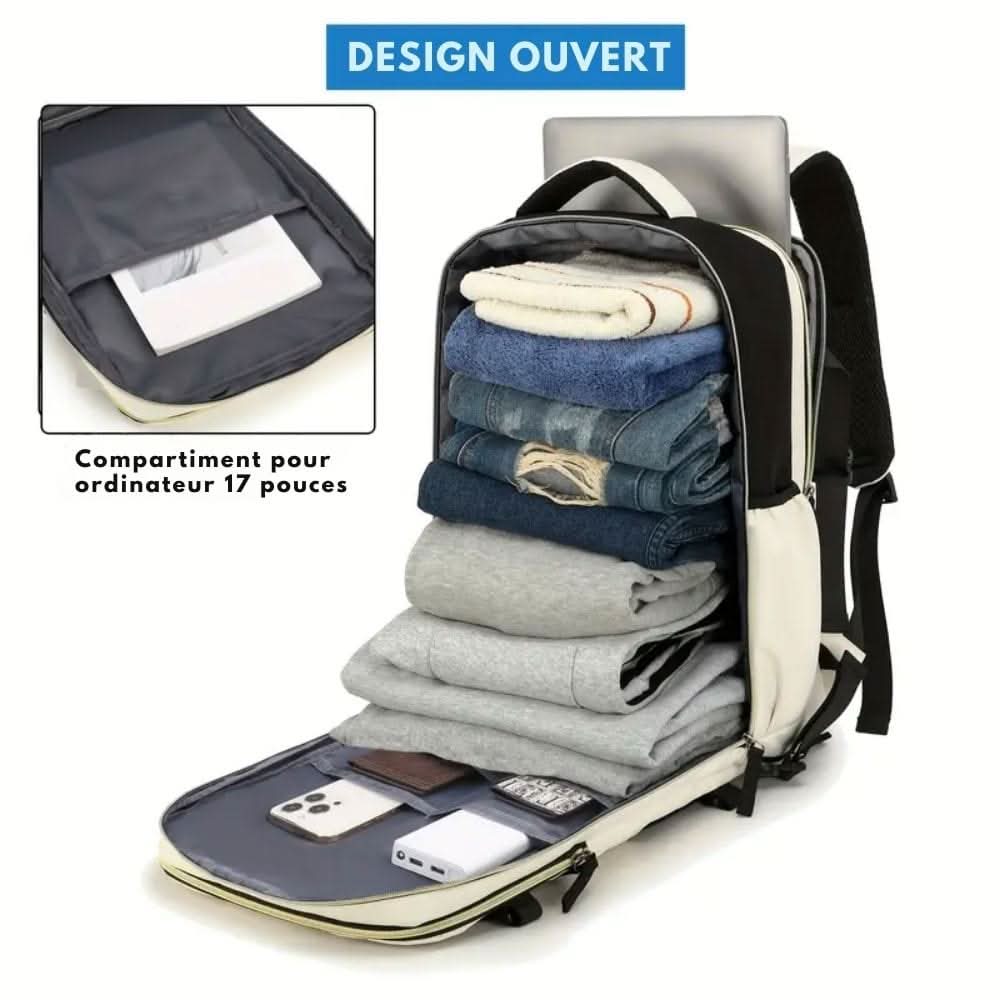 UrbanFlex Backpack - Travel Backpack with Shoe Compartment & Laptop Protection for Stress-Free Packing