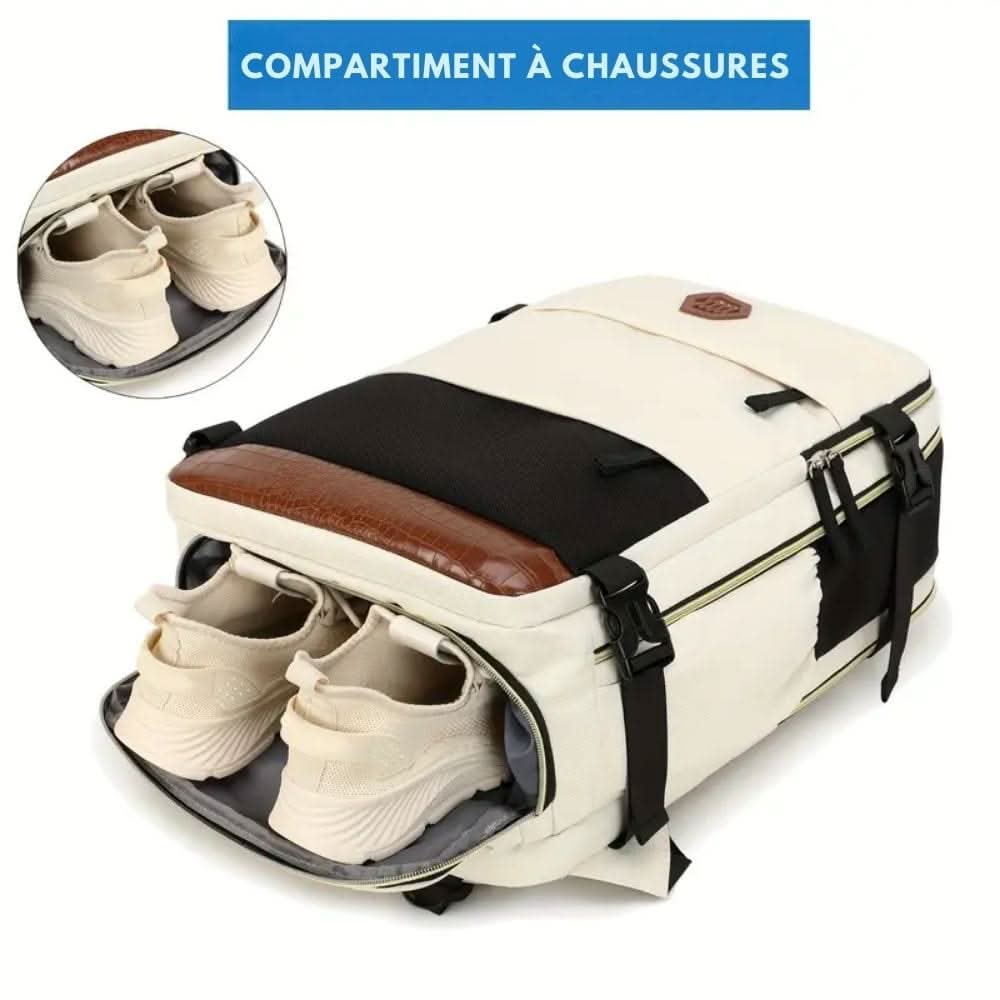 UrbanFlex Backpack - Travel Backpack with Shoe Compartment & Laptop Protection for Stress-Free Packing