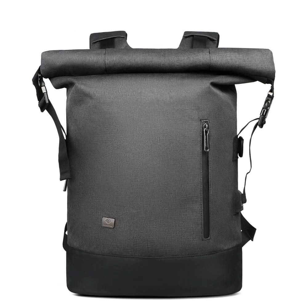 Citytrail Rolltop Backpack - Flexible Daypack with USB and Laptop Compartment