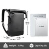 Citytrail Rolltop Backpack - Flexible Daypack with USB and Laptop Compartment