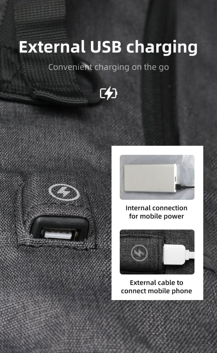 Citytrail Rolltop Backpack - Flexible Daypack with USB and Laptop Compartment